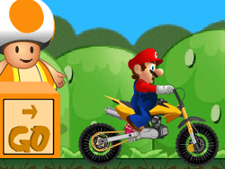 Марио - веселый мотоциклист