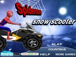 Человек-паук на скутере
